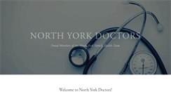 Desktop Screenshot of northyorkdoctors.com